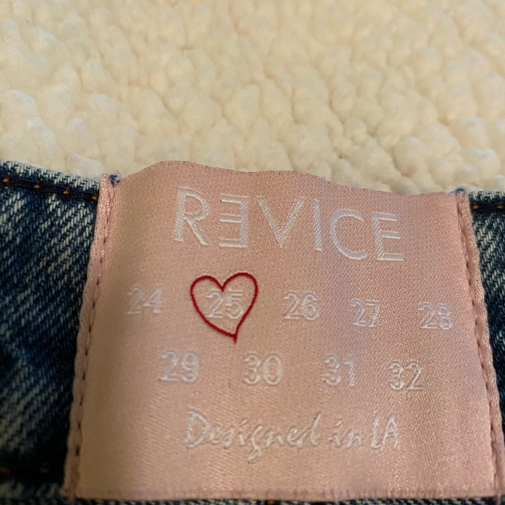 Revice Denim Size 25 acid washed jeans.  NWT - Picture 4 of 9